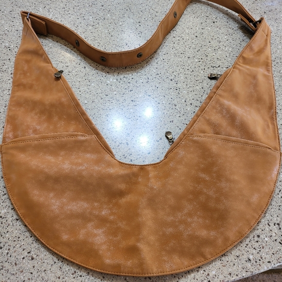 Toffilicious Sash Bag Crossbody NWOT Faux Suede - Picture 1 of 5